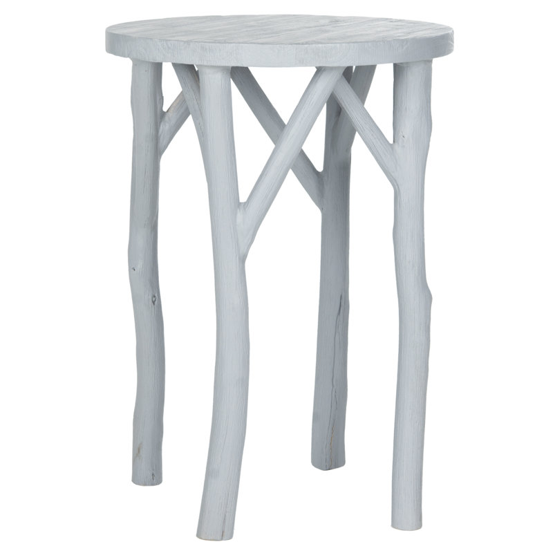 Elia End Table, Pearl Blue/Grey