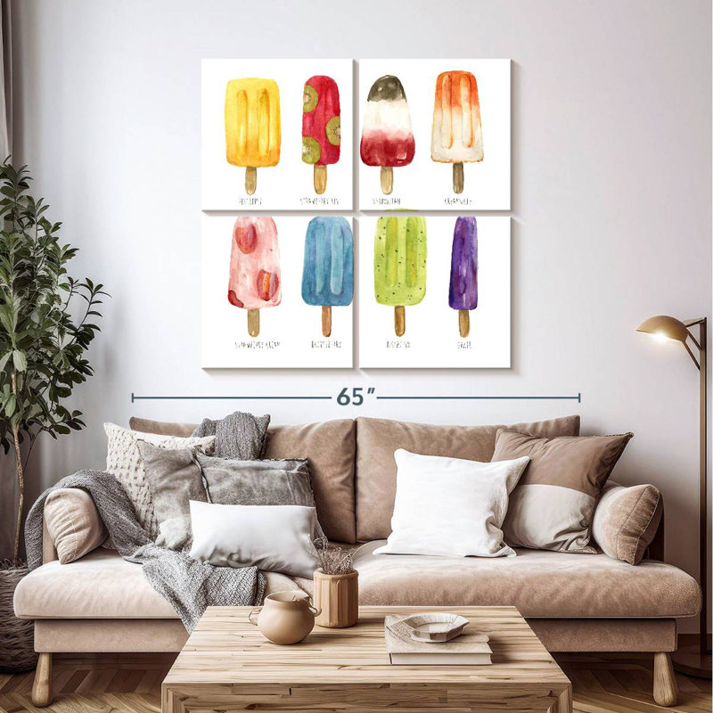 Yarlin Popsicles Come Chill, H 45 po x l 45 po