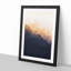 Sri Pada Adams Peak in Sri Lanka in Abstract - Framed Print-55730007-55730008