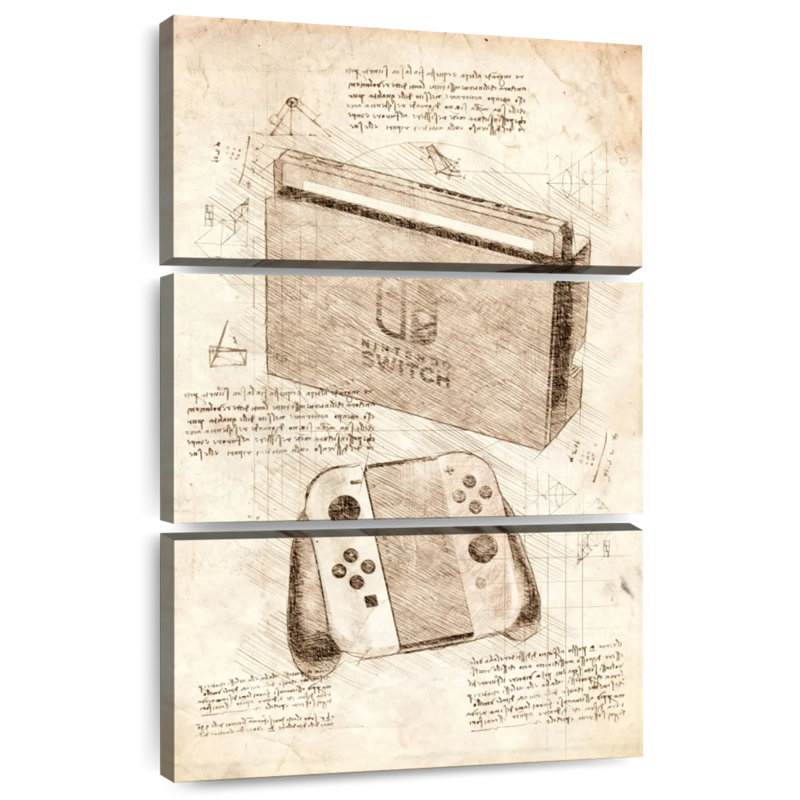 Keiraleigh Nintendo Switch Docked, 38" H x 24" W