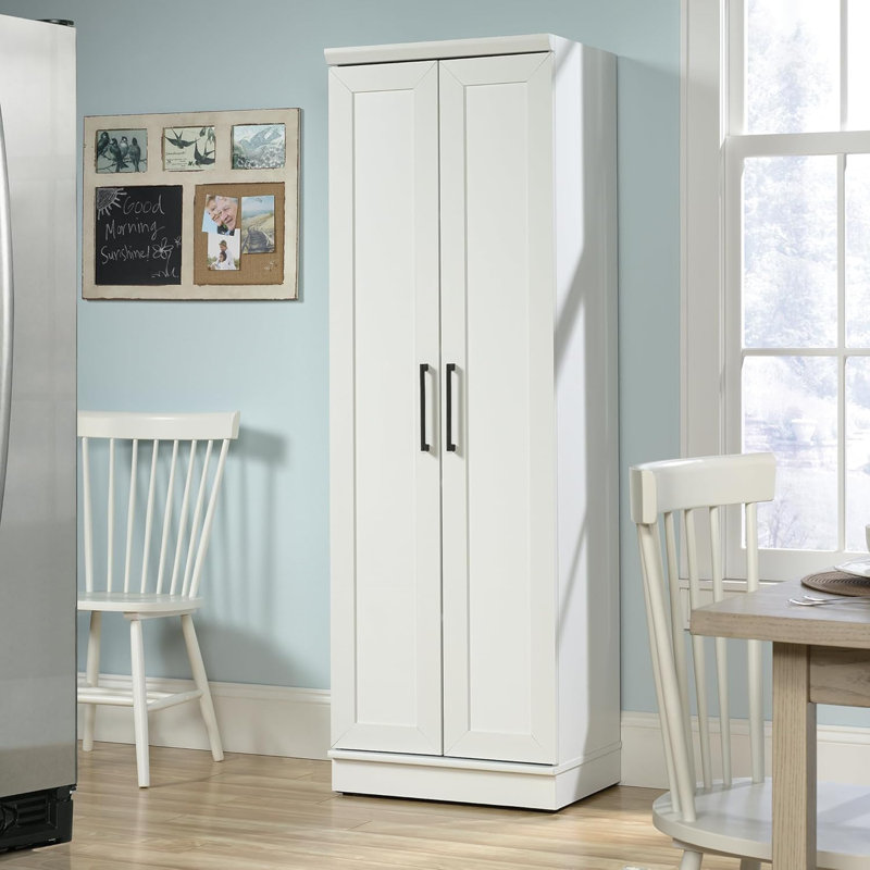 Storage cabinet/pantry in soft white finish for living room bedroom