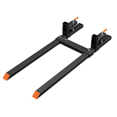 60” Pallet Forks, 2000Lbs Clamp On Pallet Forks