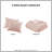 Metallic Print Faux Fur Duvet Cover Set-14012428-14012424
