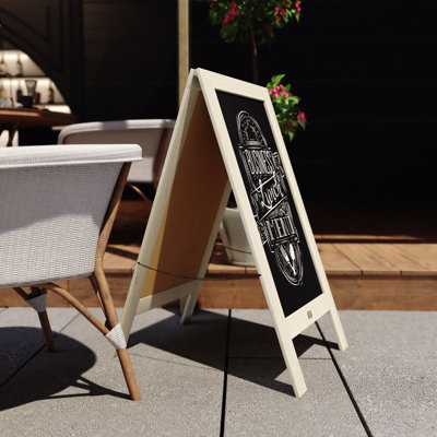 Millworks Freestanding Porcelain Magnetic Small - 2' - 4' Chalkboard