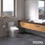 Siège de toilette de bidet électronique TOTO® WASHLET® S500e avec nettoyage de bol et de baguette EWATER + ®, couvercle contemporain, allongé, coton blanc-27322493