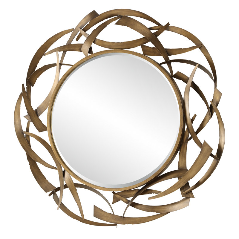 Rebak Bronze Round Mirror
