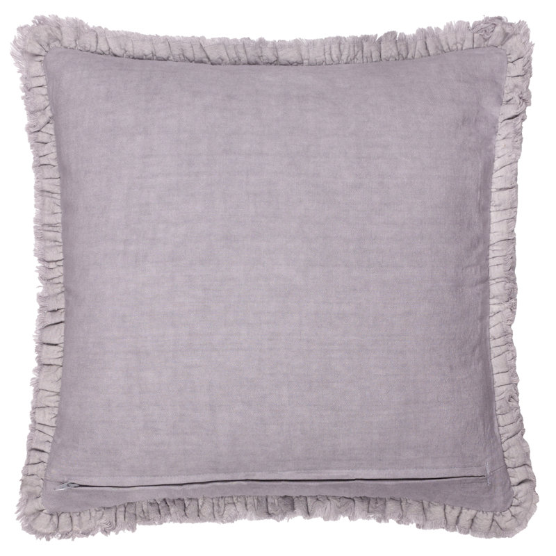 Bertie Square Cushion, Purple, Pillow Cover Only - No Insert