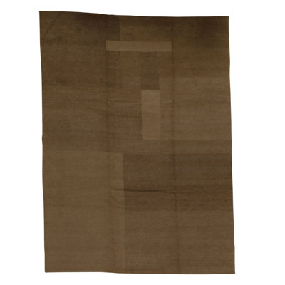 Hand-Knotted High-Quality Brown Area Rug