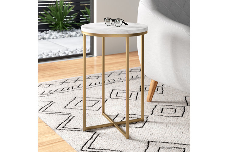 Wasser Cross Legs End Table