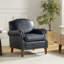 Farleigh Faux Leather Armchair-1128545189