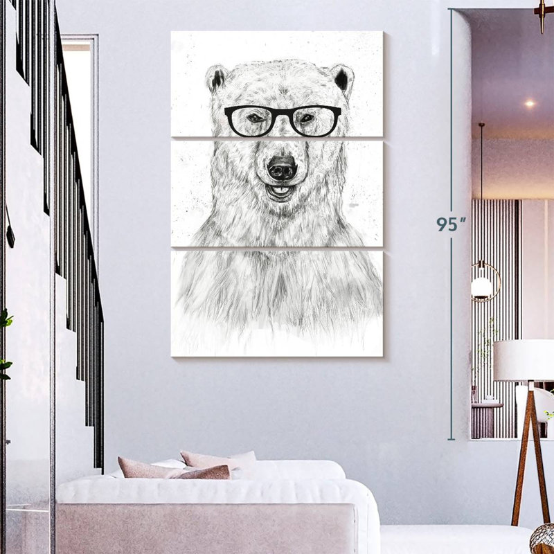 Brampt Geek Bear, 74" H x 48" W