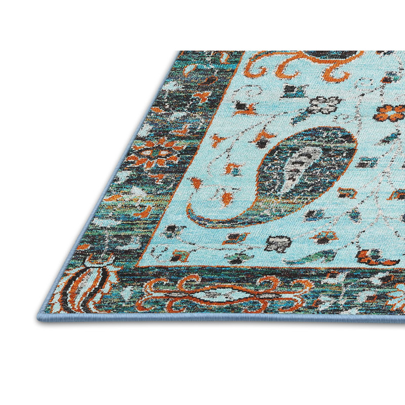 Paisley Indoor Rug, Rectangle 5' x 8'