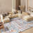 Evangelyn Geometric Blue Rust/Ivory Area Rug-71752343