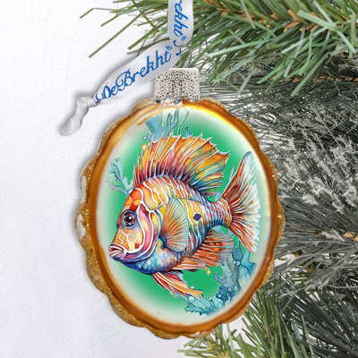 3.5'' Glass Animals Lighted Holiday Shaped Ornament