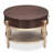 Camellia Field Oval Cocktail Table with Drawer - Warm Pecan