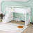 Wood Loft Bed with Built-in Wardrobe and Staircase-195459490-195459488