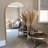 Leeron Oversized Arch Solid Wood Floor Mirror with Stand-957263414-957263418