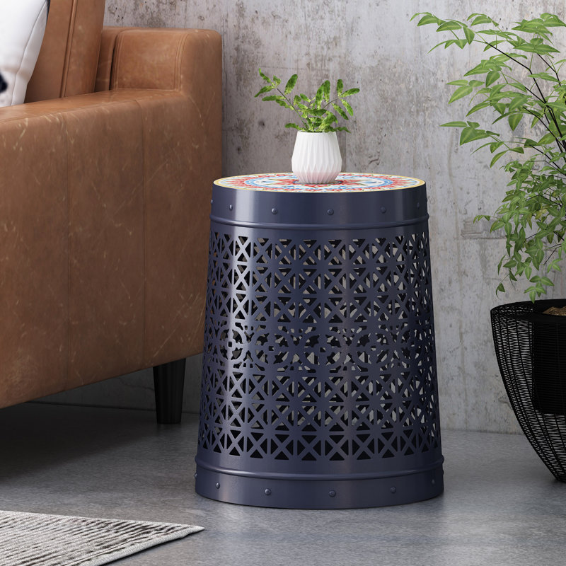 End Table, Dark Blue