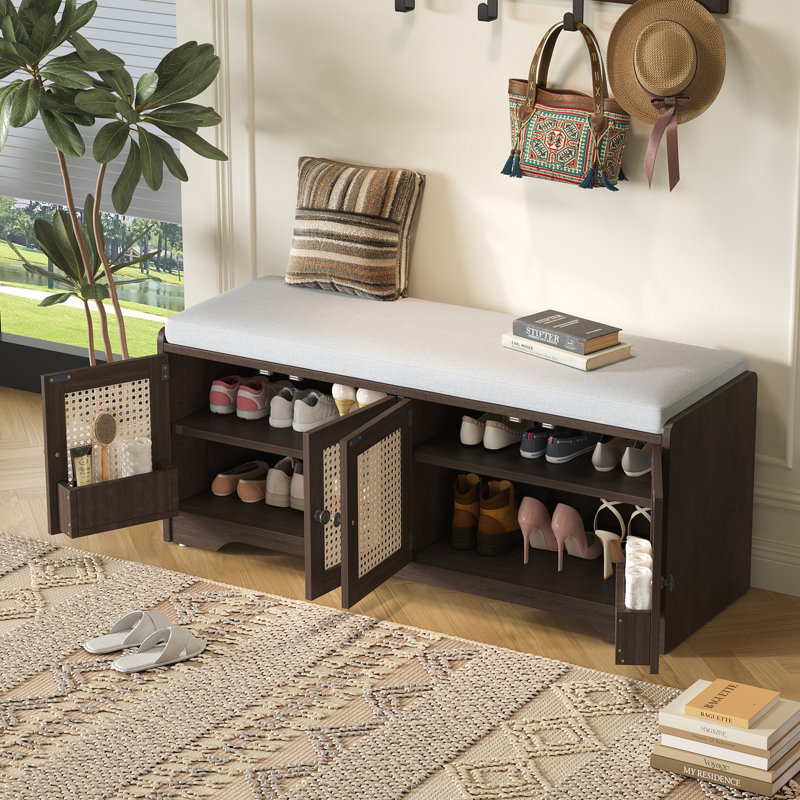 Banc de rangement multifonctionnel, Espresso