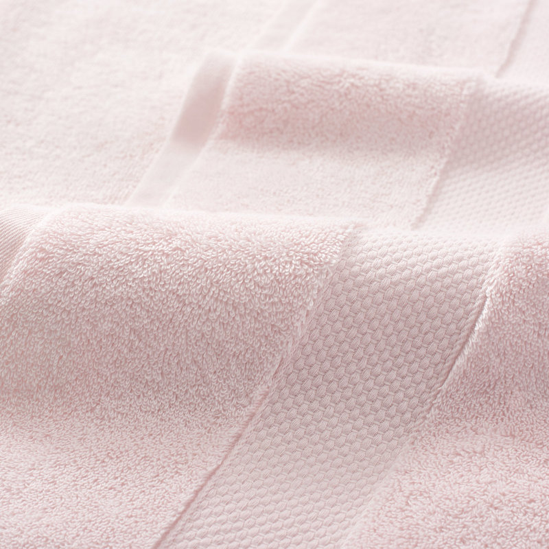 Egyptian-Like Cotton 6pc Towel Set, Blush Pink