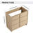 36'' Single Bathroom Vanity Base