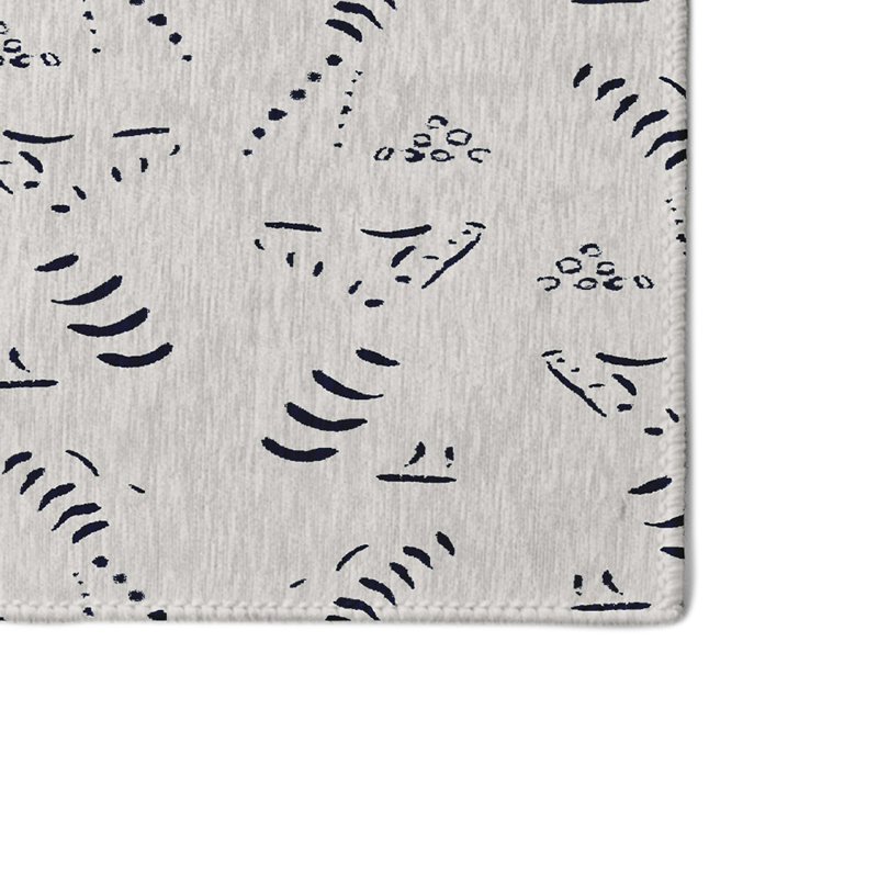 Safari Chenille Abstract Indoor Rug, Rectangle 4' x 6'