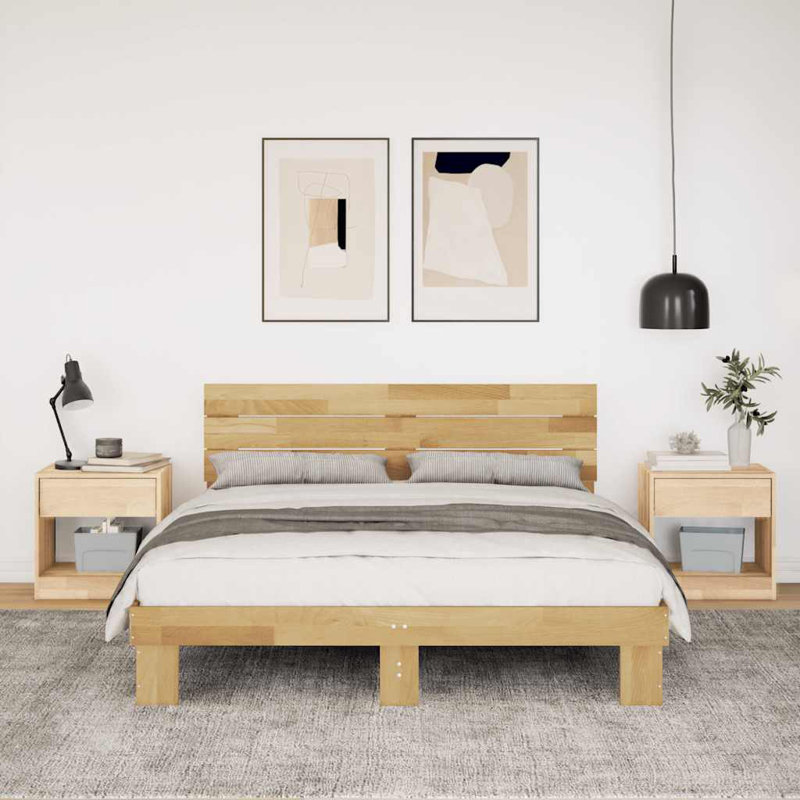 Solid Wood Bed, Kingsize (5')
