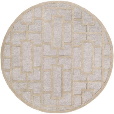 Perpetua Hand Tufted Wool Geometric Indoor Rug