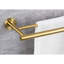 Barre à serviettes en or brossé 23,6 po - fixation murale en acier inoxydable pour salle de bain, chambre à coucher, cuisine et buanderie-325670961