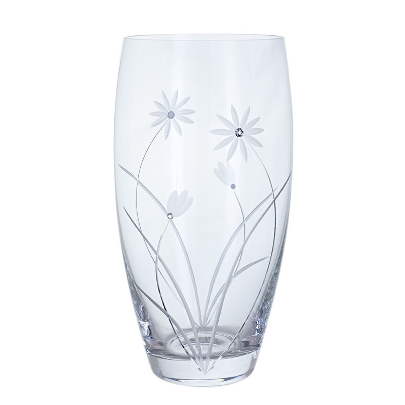 Glitz Clear 26Cm Glass Table Vase