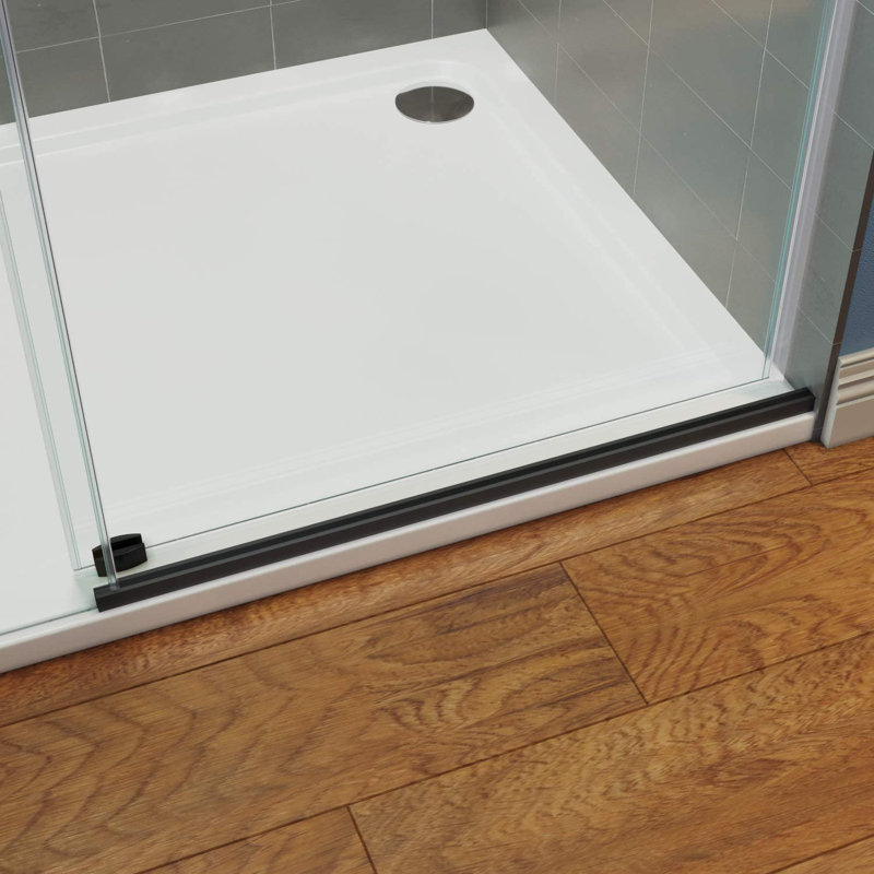 58" - 60" W x 76" H Single Sliding Frameless Shower Door