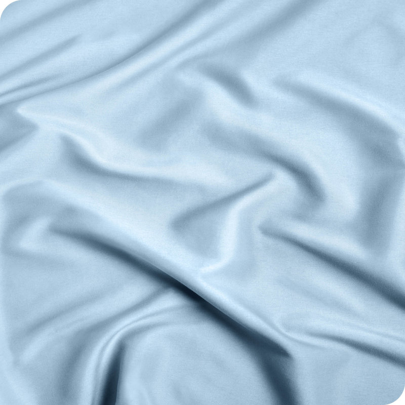 Drap-housse à poches profondes en microfibre ultra-douce, Bleu clair, Drap-housse de taille très grand