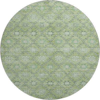 Premium Machine Washable Crestover AMF1858 Lattice Rug