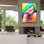 Toile épique Graffiti «Pop Art Lézard» par Furbaby Affiliates, 40 po x 54 po