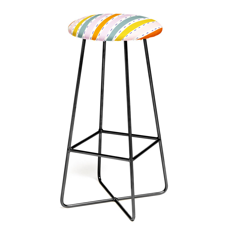 Tabouret de bar 28 po Dinu, Noir