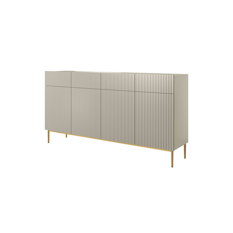 Albhie 200cm Sideboard, Cream/Gold