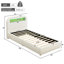 Metal Ottoman Storage Bed