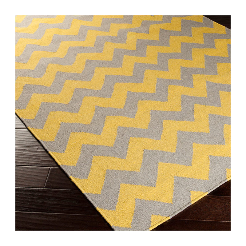 Balaguer Wool Chevron Indoor Rug, Rectangle 8' x 11'