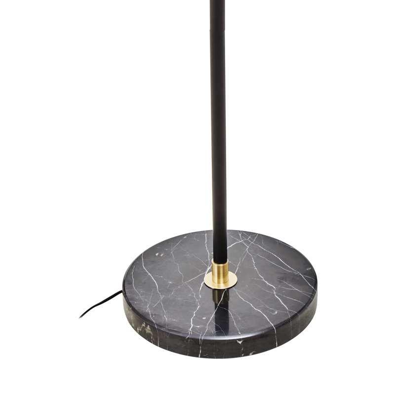 Paragonah 175cm Black Arched Floor Lamp