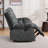 3-Piece Classic Microfiber Manual Reclining Living Room Set – 2 Recliners & Sofa-1145460590