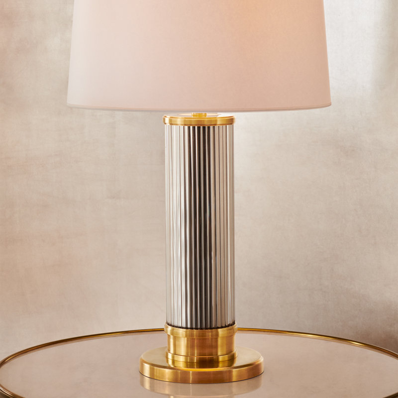 Ralph Lauren Allen 1 - Light Standard Table Lamp, Natural Brass