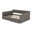 Grand lit plateforme tapissier avec port USB et tiroirs-2095317723