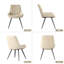 Modern Dining Chairs 54.8*46.9*83.2cm Tech Fabric Upholstery with Stylish Design Sofa-Level Cushioning Pet-Friendly Durable Scratch Resistant for Kitchen Dining Room or Home Office-1013287211-1034794734