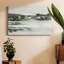 Toile tendue avec galerie Turquoise Marsh II-398557373