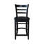 Tabouret de comptoir en bois massif 24 po Marasco-48372475
