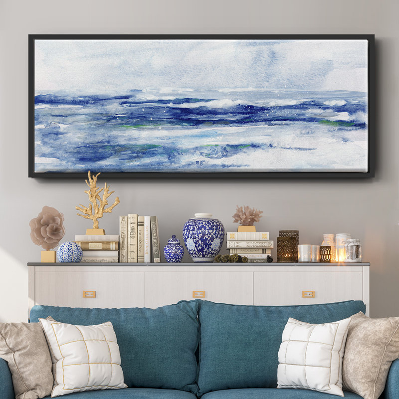 «Soft Ocean Waters II», toile encadrée