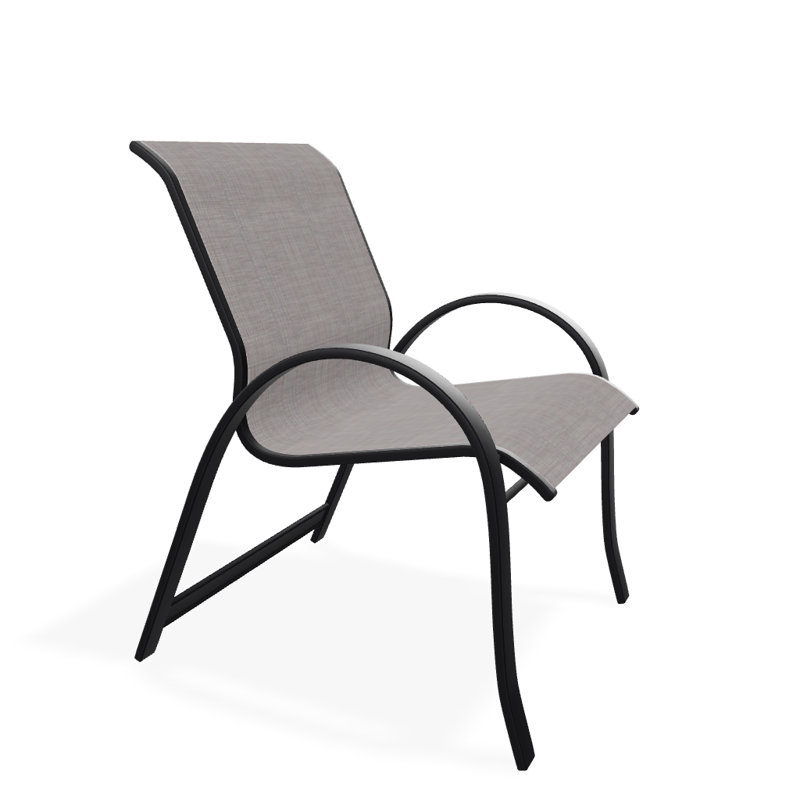 Fauteuil de salle à manger empilable Hiraku, Oursin, Désert