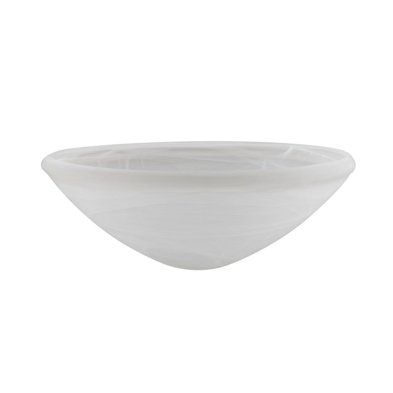 Abat-jour d'intérieur en verre 15 "