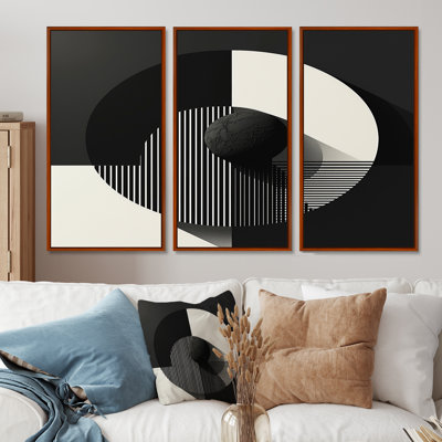 Ensemble de décorations géométriques géométriques