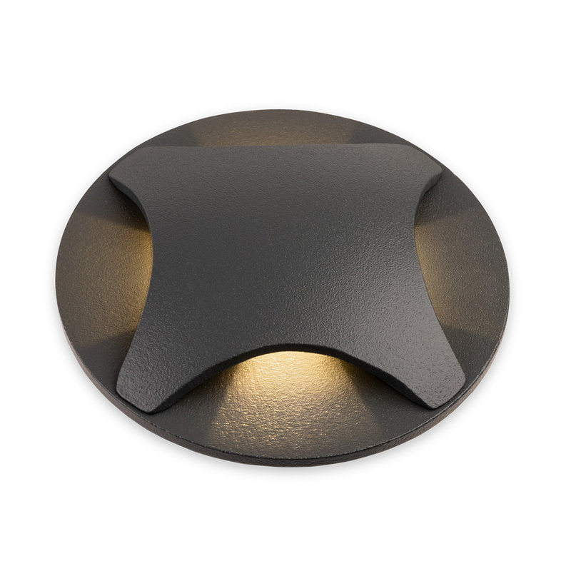 Graphite Integrated LED Metal Well Light